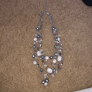 Lia Sophia beaded adjustable necklace.